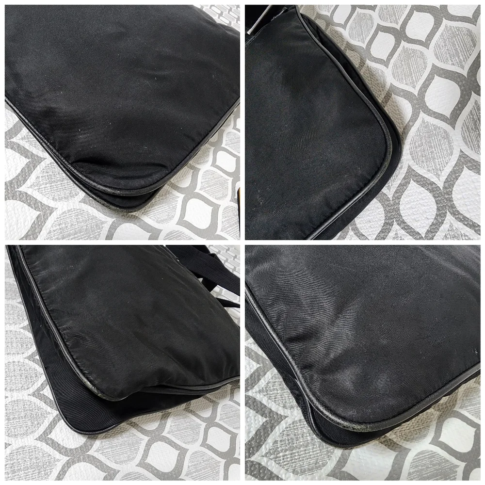 Prada Front Pocket Messenger Bag Tessuto Medium